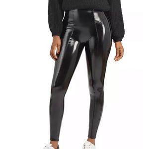 Faux Patent Leather Spanx Sz Medium